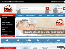 Tablet Screenshot of focusconstruct.ro